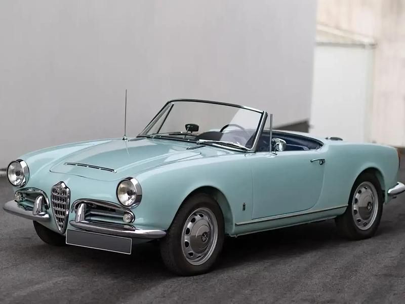 Bleu Occasion 1962 Alfa Romeo Giulia Cabriolet | 90 000 € - Image 1/4