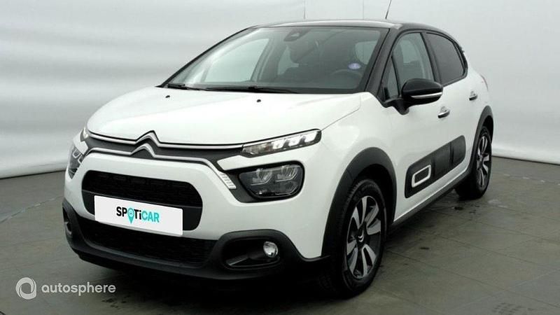 Blanc Occasion 2023 Citroën C3 PureTech Citadine | 13 690 € (Prix assez cher) - Image 1/4