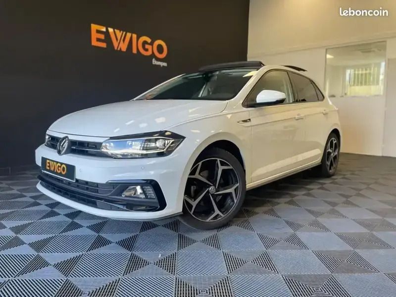 Blanc Utilisé 2019 VW Polo R-line Citadine | 17 490 € (Prix cher) - Image 1/4