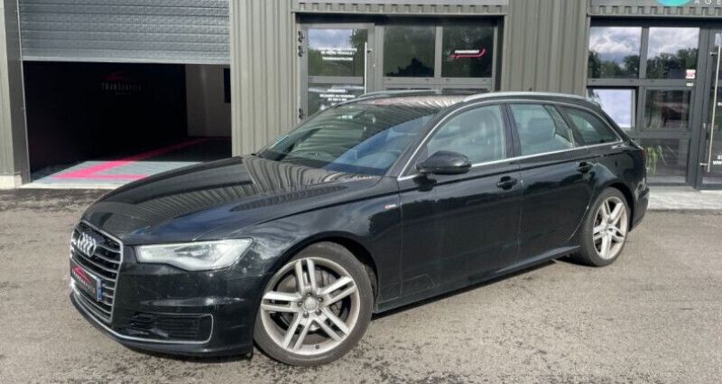Noir Utilisé 2015 Audi A6 Sport Break | 14 990 € (Prix juste) - Image 1/4