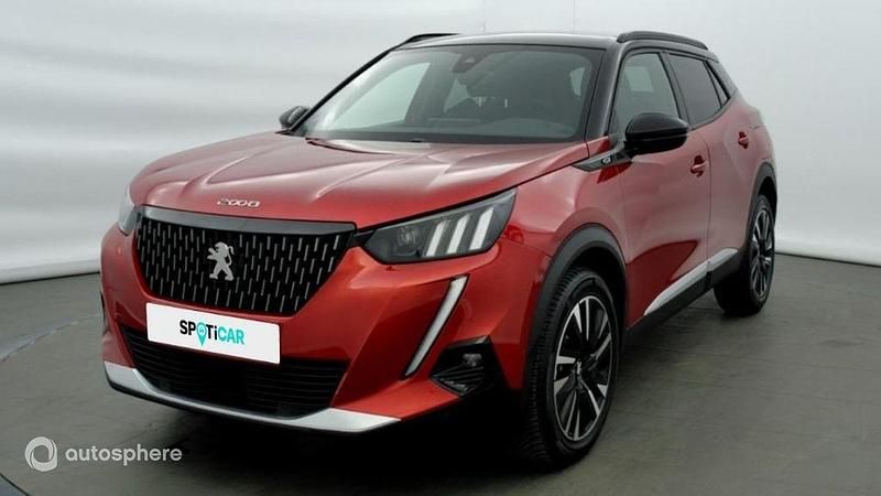 Rouge Occasion 2021 Peugeot 2008 GT SUV | 18 480 € (Bon prix) - Image 1/4