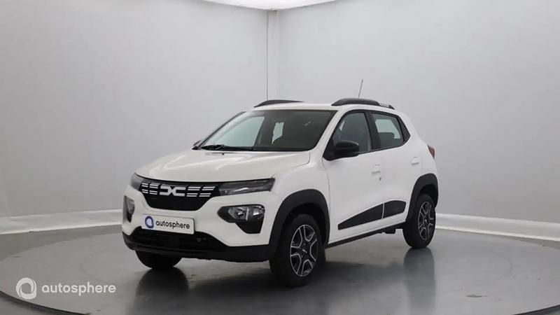 Blanc Utilisé 2023 Dacia Spring Essentiel Citadine | 9 999 € (Prix juste) - Image 1/4