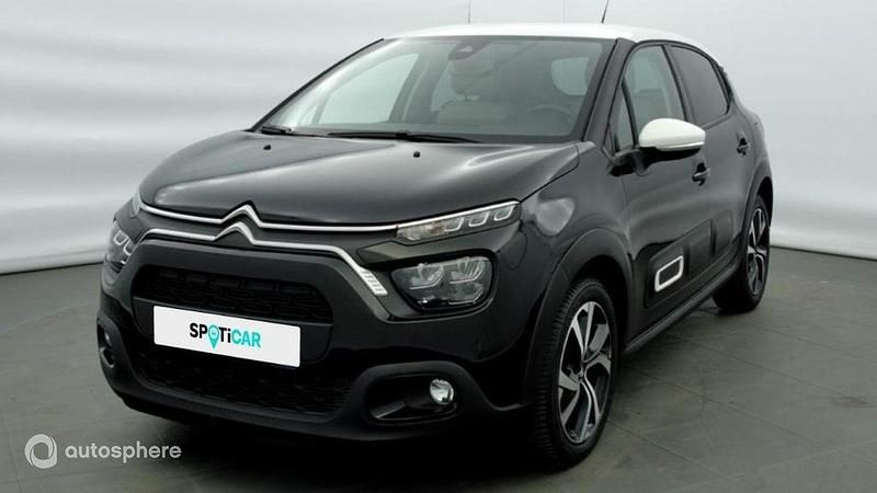 Noir Occasion 2022 Citroën C3 Shine Citadine | 13 779 € (Prix juste) - Image 1/4
