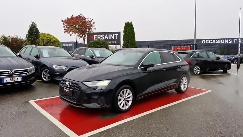 Noir Utilisé 2020 Audi A3 Berline | 21 490 € (Bon prix) - Image 1/4
