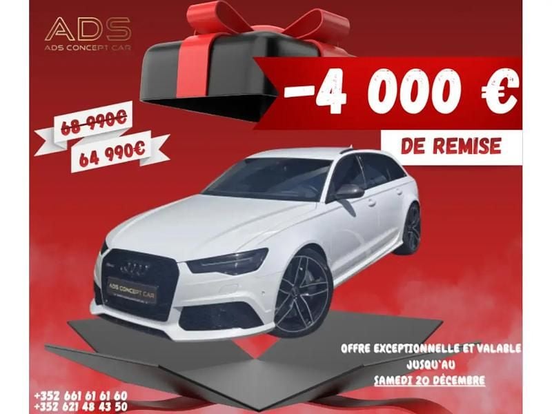 Blanc Occasion 2016 Audi RS6 Exclusive SUV | 64 990 € (Prix cher) - Image 1/4