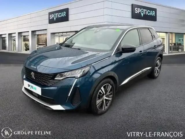 Bleu célèbes (m) Utilisé 2021 Peugeot 3008 Allure SUV | 17 890 € (Prix juste) - Image 1/4