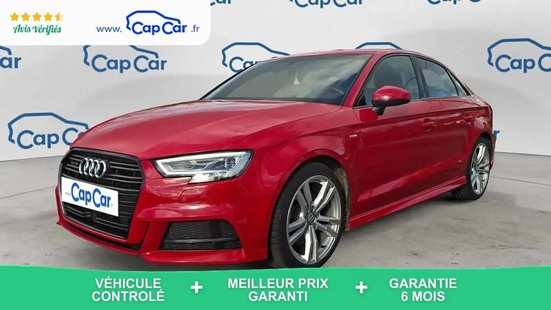 Rouge Utilisé 2017 Audi A3 S-Line Berline | 23 490 € (Prix juste) - Image 1/4