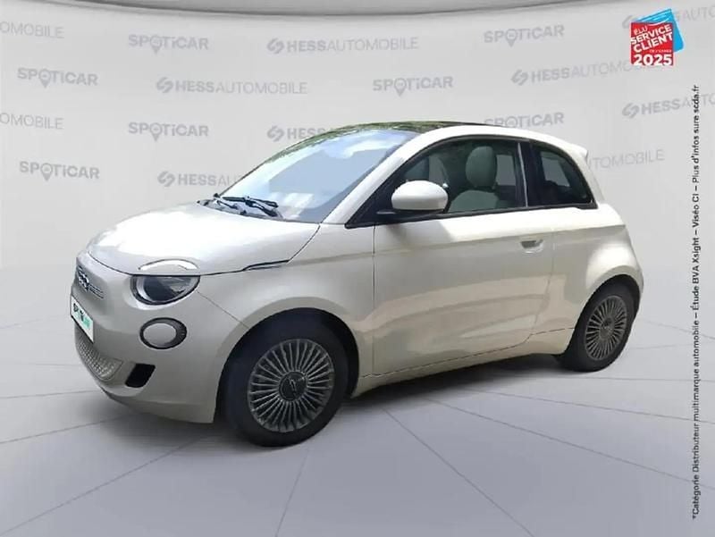 Blanc Utilisé 2023 Fiat 500e Citadine | 14 299 € (Super prix) - Image 1/4