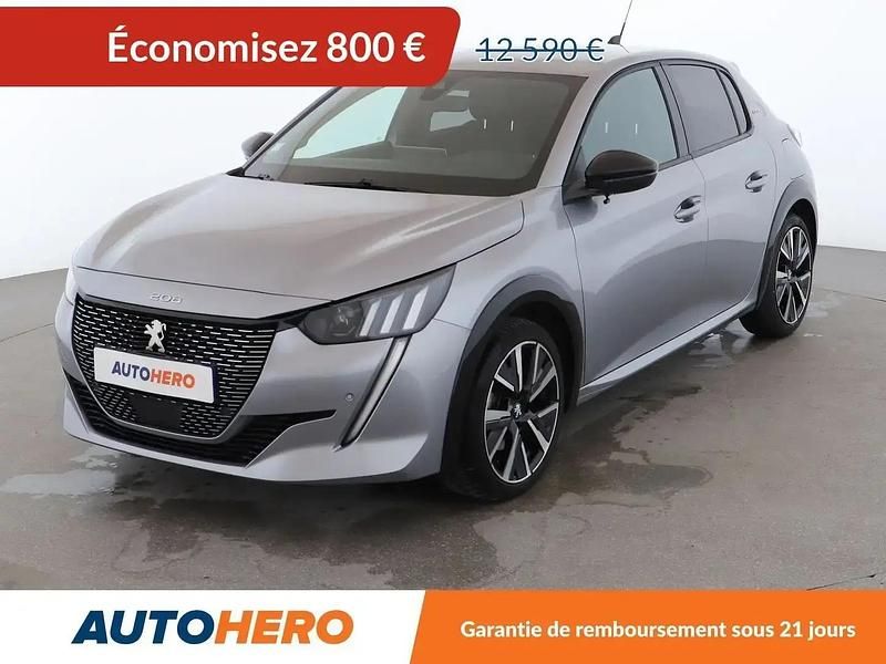 Gris Utilisé 2019 Peugeot 208 GT-line Citadine | 11 490 € (Prix juste) - Image 1/2