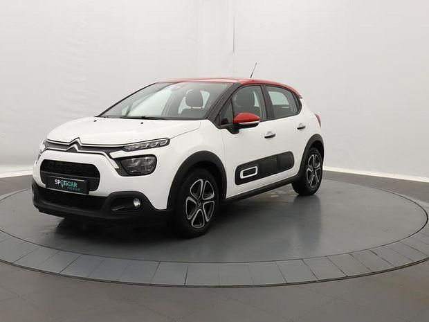 Blanc Utilisé 2022 Citroën C3 PureTech Citadine | 11 490 € (Prix juste) - Image 1/4