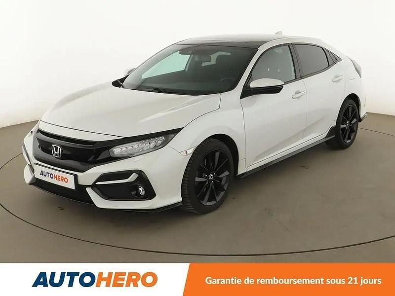 Blanc Utilisé 2020 Honda Civic Sport Plus Berline | 23 990 € (Prix juste) - Image 1/2