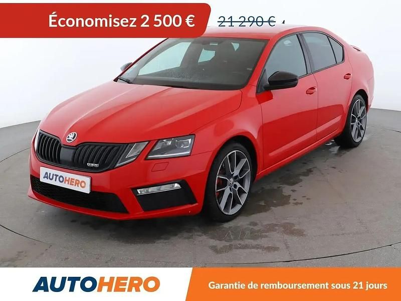 Rouge Occasion 2018 Skoda Octavia RS Berline | 18 390 € (Super prix) - Image 1/2