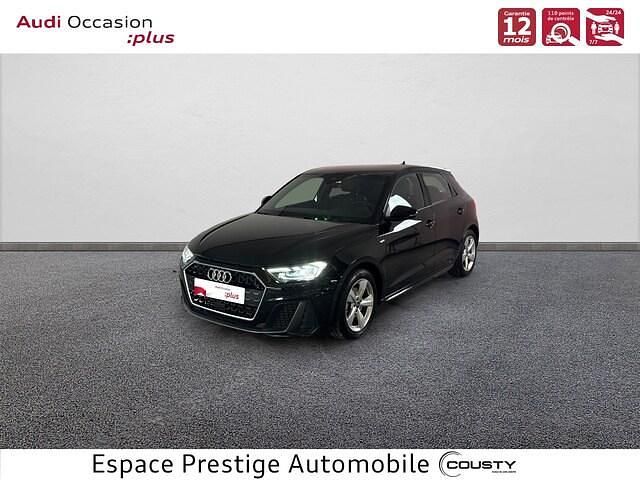 Noir mythe métallisé Utilisé 2022 Audi A1 Sportback S-Line Citadine | 23 890 € - Image 1/4