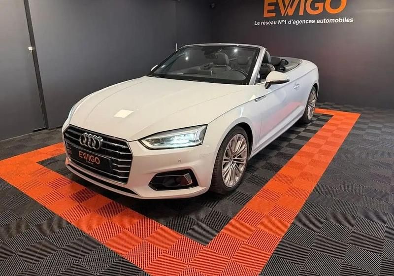 Bleu Occasion 2019 Audi A5 Cabriolet Design Cabriolet | 24 490 € (Super prix) - Image 1/4