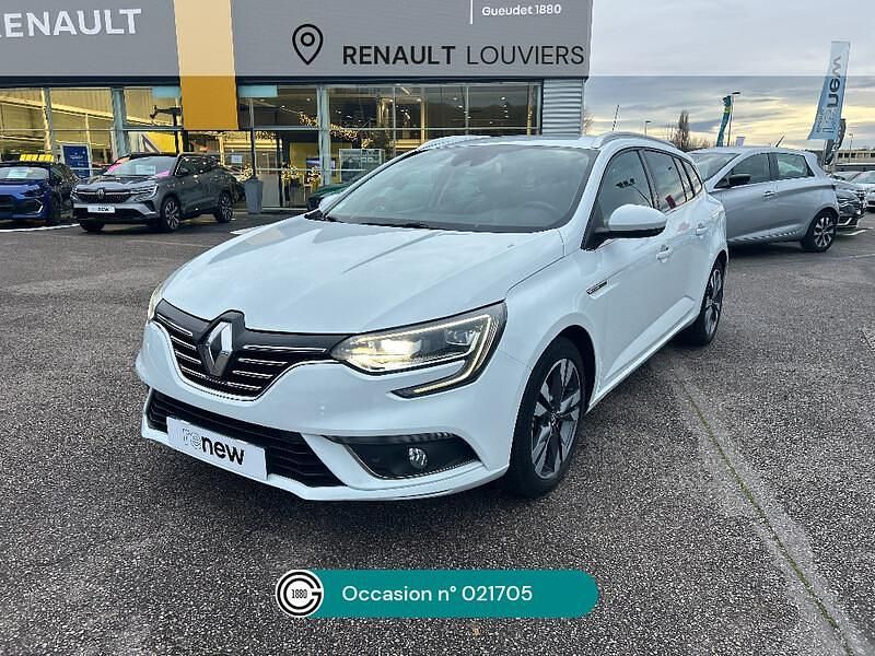 Blanc Occasion 2018 Renault Mégane IV Intens Break | 12 990 € (Prix juste) - Image 1/4