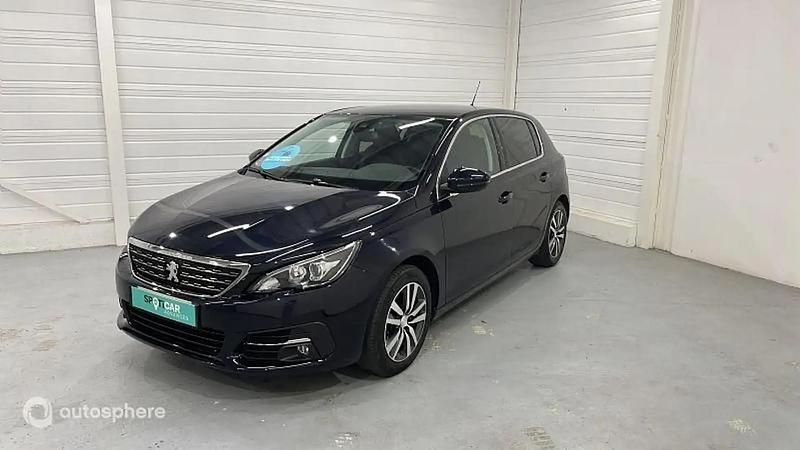 Bleu Utilisé 2020 Peugeot 308 Allure Berline | 9 499 € (Bon prix) - Image 1/4