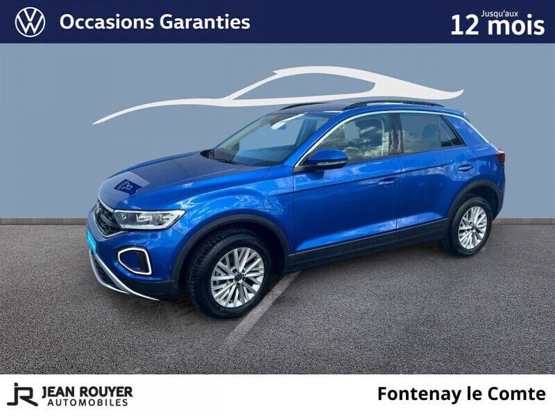 Bleu Utilisé 2024 VW T-Roc Life SUV | 26 990 € (Prix assez cher) - Image 1/4