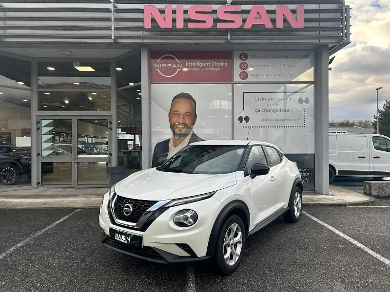 Blanc lunaire spéciale Occasion 2020 Nissan Juke Acenta SUV | 13 995 € (Prix juste) - Image 1/4