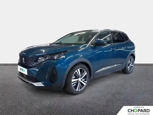Bleu Utilisé 2021 Peugeot 3008 Allure | 22 490 € (Prix juste) - Image 1/4