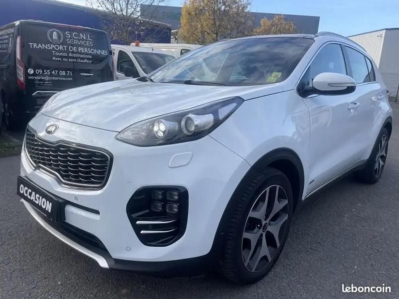 Blanc Utilisé 2016 Kia Sportage GT-Line SUV | 15 990 € (Prix juste) - Image 1/4
