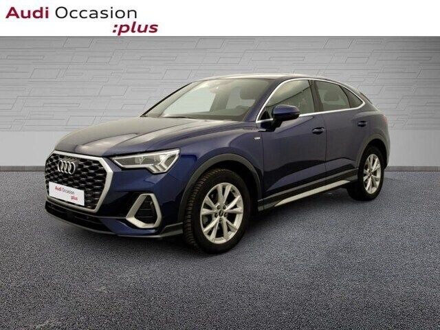 Bleu navarre métallisé Utilisé 2022 Audi Q3 S-Line SUV | 32 400 € (Prix juste) - Image 1/4