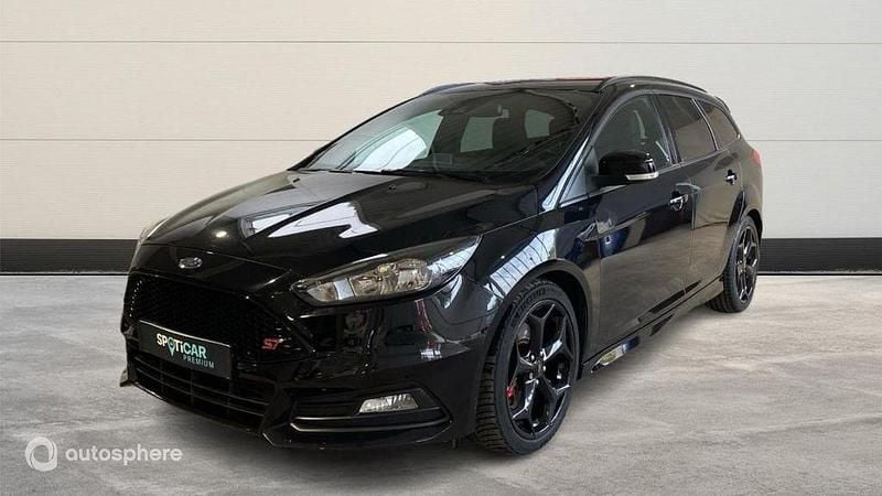 Noir Utilisé 2018 Ford Focus ST Break | 17 999 € (Bon prix) - Image 1/4