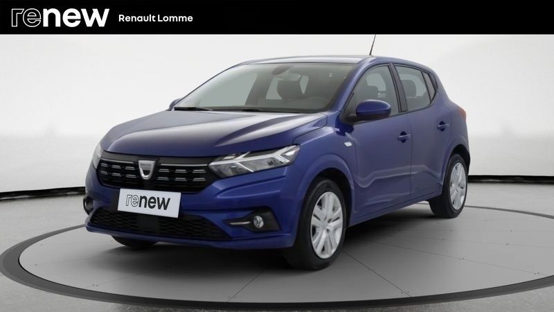 Bleu Utilisé 2022 Dacia Sandero Comfort Citadine | 17 299 € (Prix juste) - Image 1/4