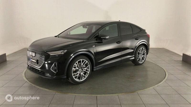 Noir mythic métallisé Utilisé 2024 Audi Q4 Sportback e-tron S-Line SUV | 64 990 € - Image 1/4