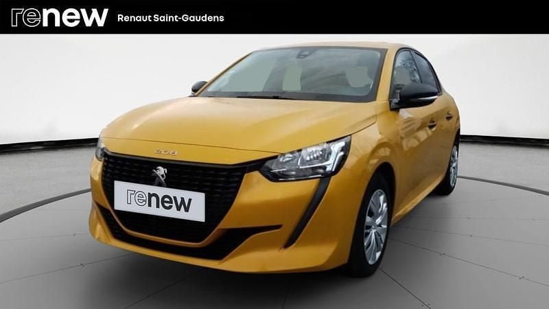 Jaune Occasion 2020 Peugeot 208 S Citadine | 11 280 € (Bon prix) - Image 1/4