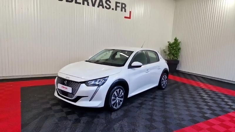 Blanc Utilisé 2020 Peugeot e-208 Active Citadine | 12 490 € (Bon prix) - Image 1/4