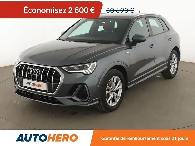 Gris Utilisé 2021 Audi Q3 S-Line SUV | 27 890 € (Bon prix) - Image 1/2