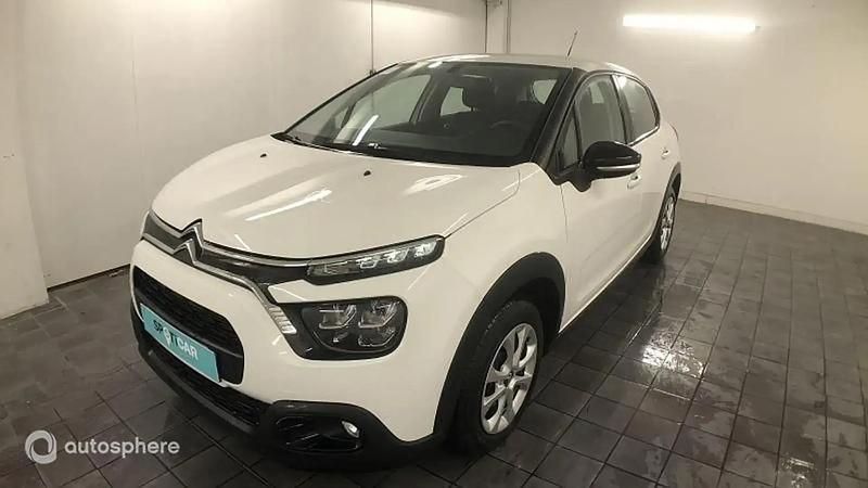 Blanc Utilisé 2023 Citroën C3 Shine Citadine | 14 499 € (Prix juste) - Image 1/4
