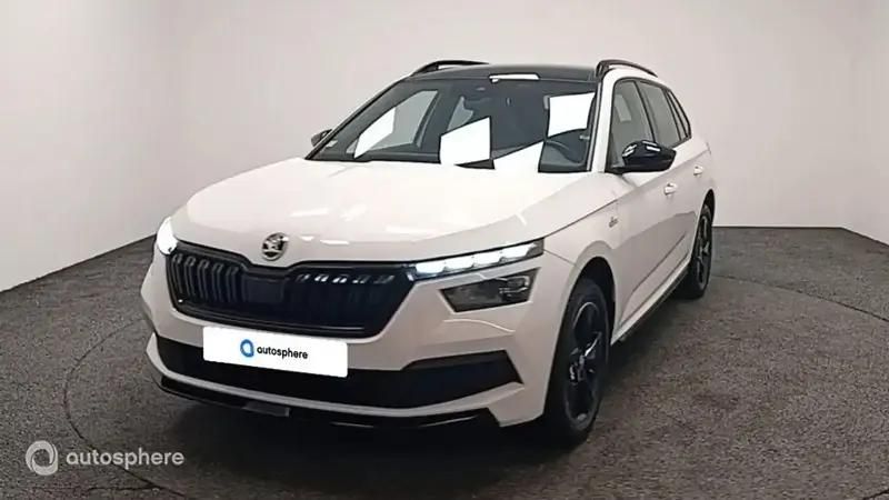 Blanc Utilisé 2020 Skoda Kamiq Monte Carlo SUV | 15 999 € (Prix juste) - Image 1/4