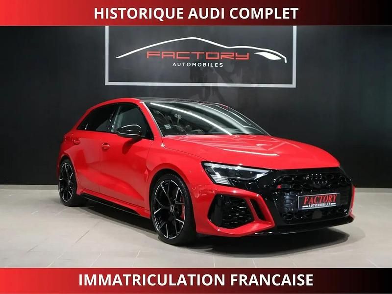Rouge Utilisé 2021 Audi RS3 Citadine | 69 900 € (Prix juste) - Image 1/4