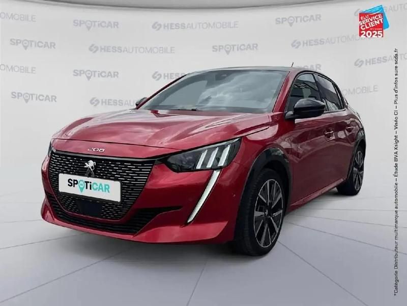 Rouge Utilisé 2022 Peugeot 208 GT Citadine | 16 499 € (Prix juste) - Image 1/4
