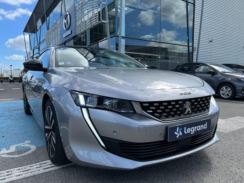 Blanc Utilisé 2021 Peugeot 508 GT Break | 22 990 € (Prix juste) - Image 1/4