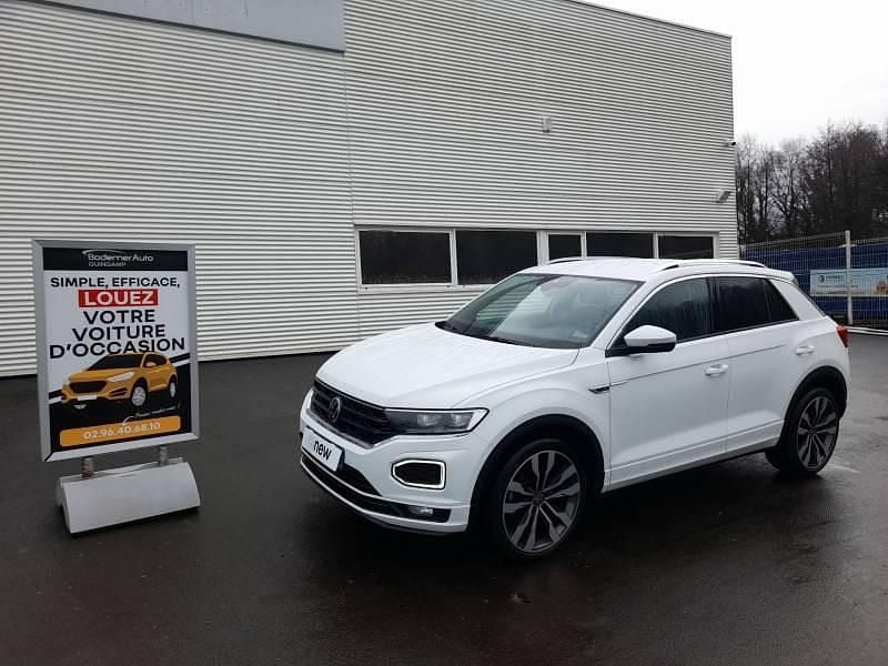 Blanc Utilisé 2022 VW T-Roc R-line SUV | 27 990 € (Prix juste) - Image 1/4