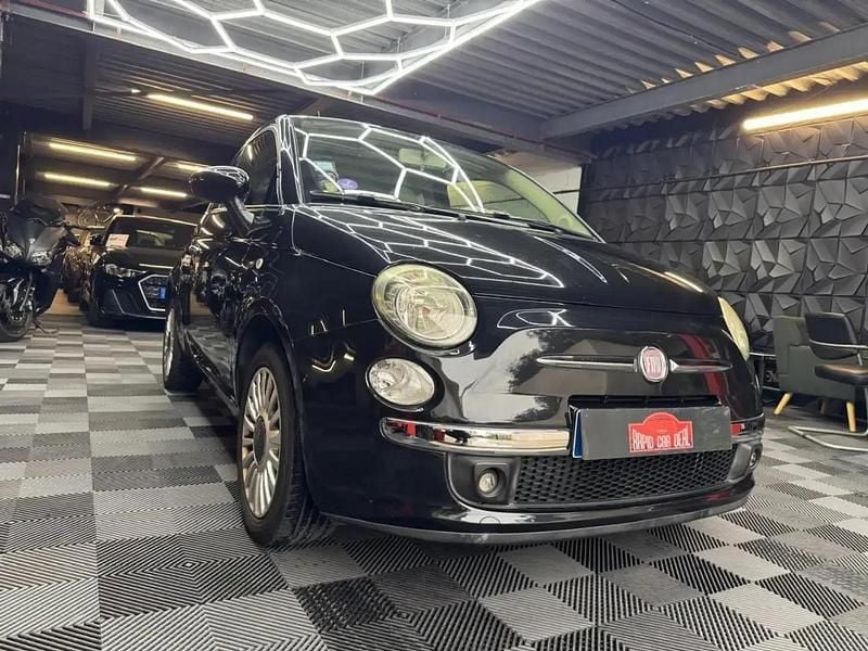 Noir Utilisé 2010 Fiat 500 Lounge Berline | 5 490 € (Prix cher) - Image 1/2