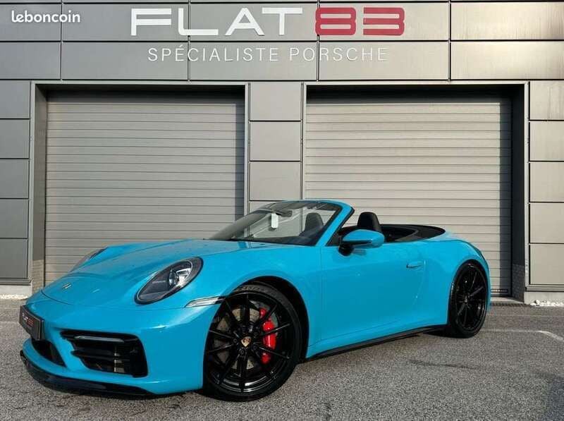 Occasion Porsche 911 Carrera S Cabriolet 450 ch (330 kW) 2020 Bleu Cabriolet