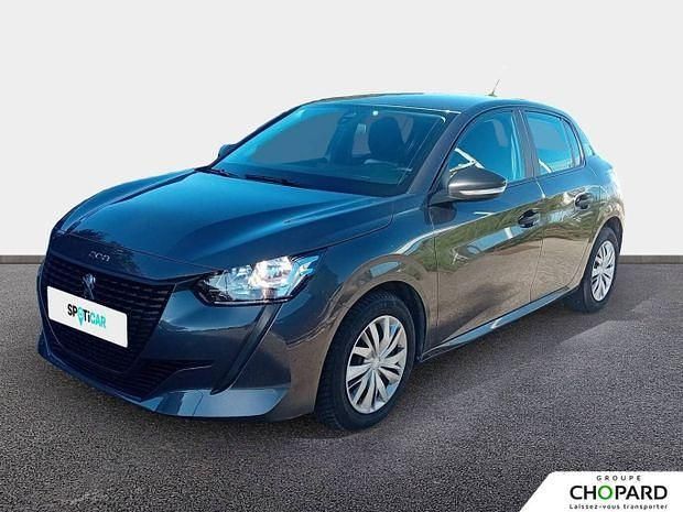 Gris Utilisé 2021 Peugeot 208 Citadine | 9 990 € (Bon prix) - Image 1/4