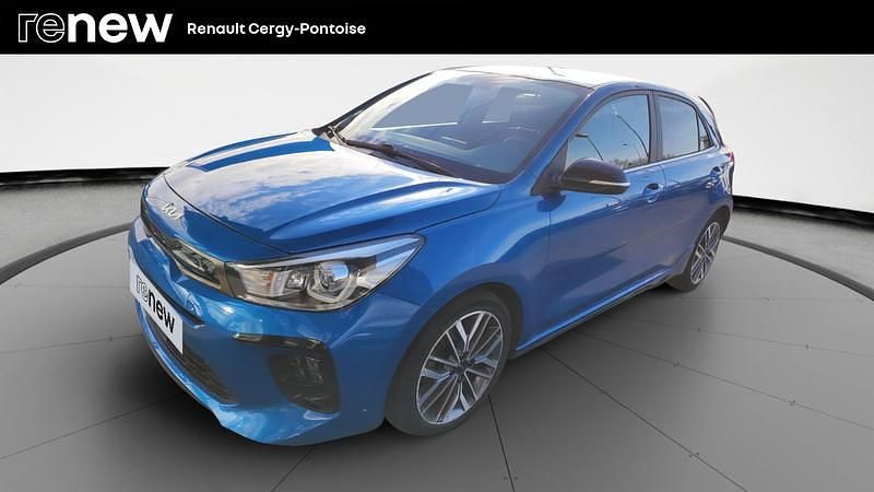 Bleu Utilisé 2021 Kia Rio GT-Line Berline | 15 980 € (Prix juste) - Image 1/4