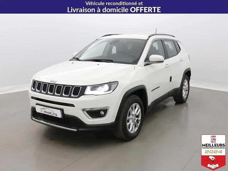 Blanc Utilisé 2020 Jeep Compass Limited SUV | 18 900 € (Prix juste) - Image 1/4
