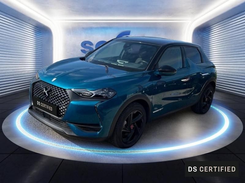 Bleu Utilisé 2022 DS Automobiles DS3 Crossback E-Tense Performance Line Plus SUV | 14 990 € - Image 1/4