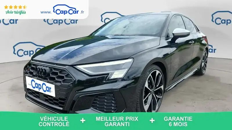 Noir Utilisé 2021 Audi S3 Berline | 41 990 € (Bon prix) - Image 1/4
