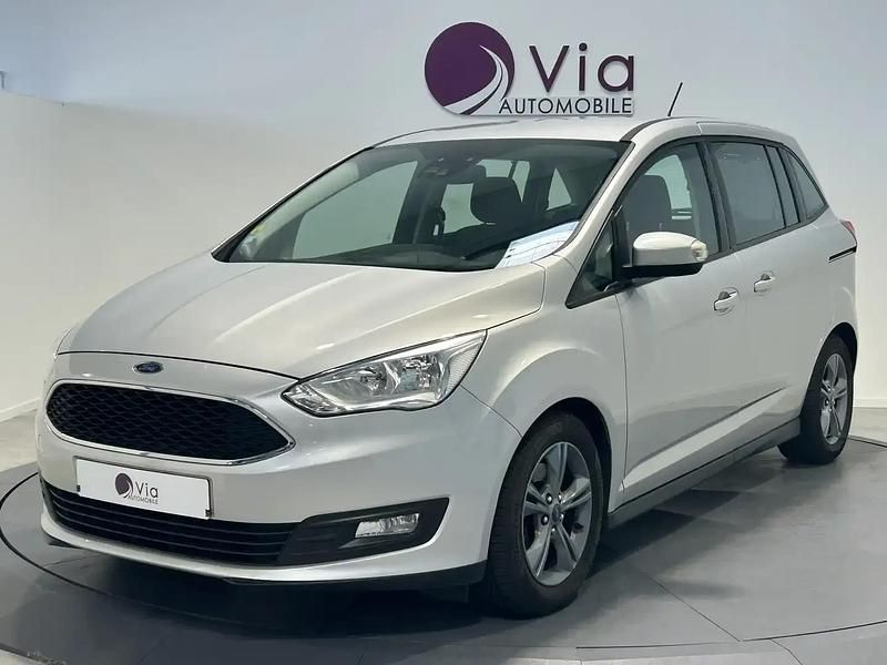 Gris Utilisé 2018 Ford Grand C-Max Business Edition Monospace | 14 490 € (Prix juste) - Image 1/4