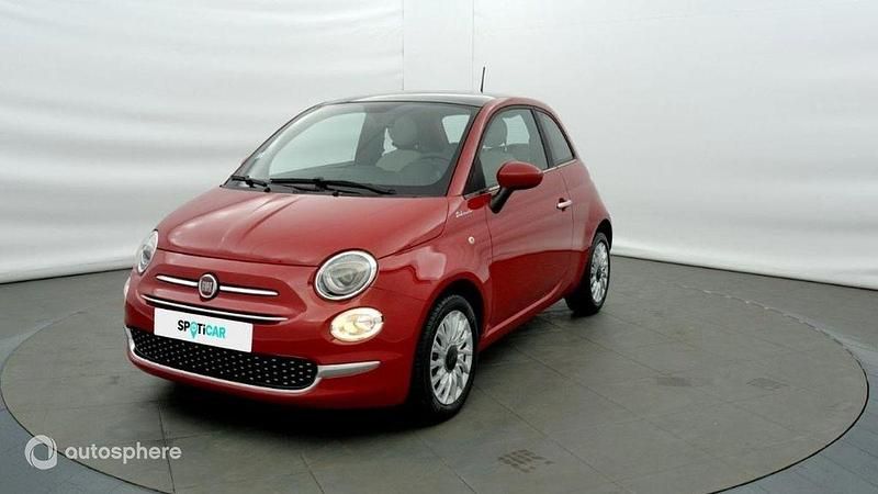 Rouge Utilisé 2021 Fiat 500 Dolcevita Berline | 12 526 € (Prix juste) - Image 1/4