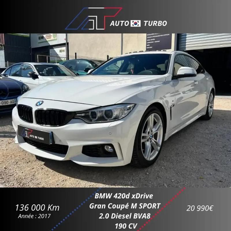 Blanc Occasion 2017 BMW 420 M Sport Berline | 20 990 € (Prix juste) - Image 1/4