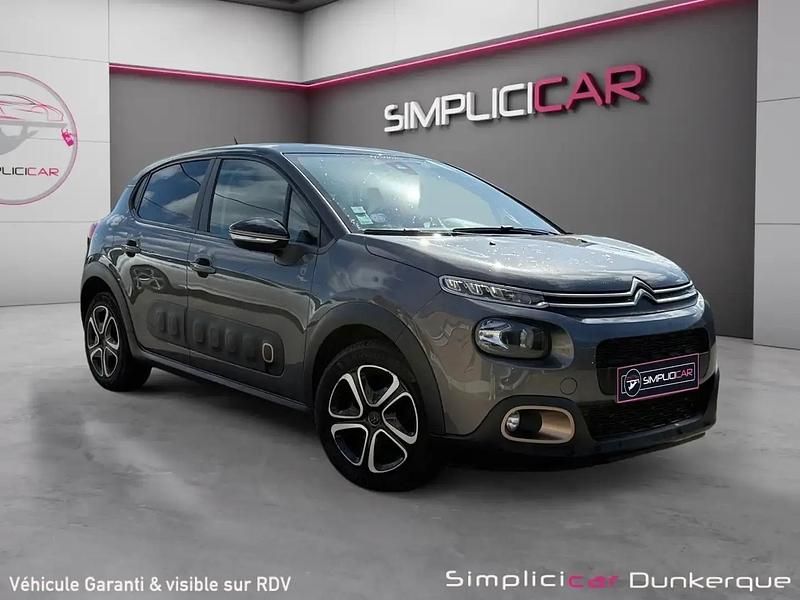 Gris Utilisé 2019 Citroën C3 Shine Citadine | 10 980 € (Prix juste) - Image 1/4