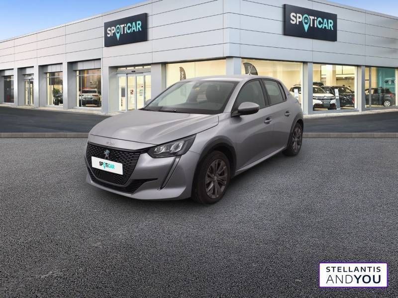 Gris Utilisé 2021 Peugeot e-208 Allure Citadine | 14 289 € (Bon prix) - Image 1/3