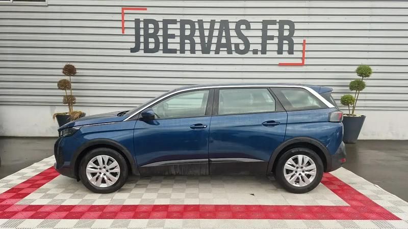 Bleu Utilisé 2021 Peugeot 5008 Business-Line SUV | 20 999 € (Bon prix) - Image 1/4